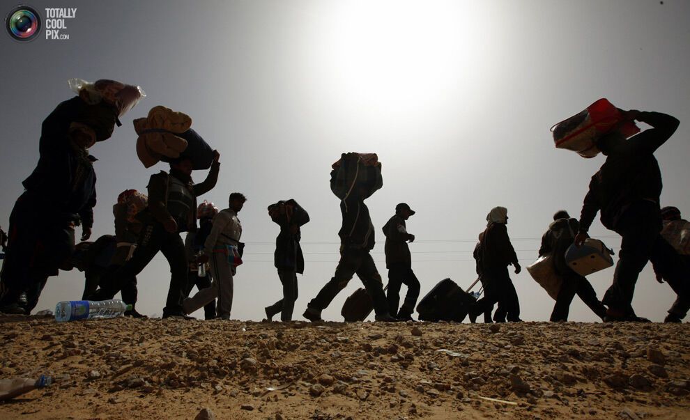 Біженці з Лівії перебувають в жалюгідному становищі