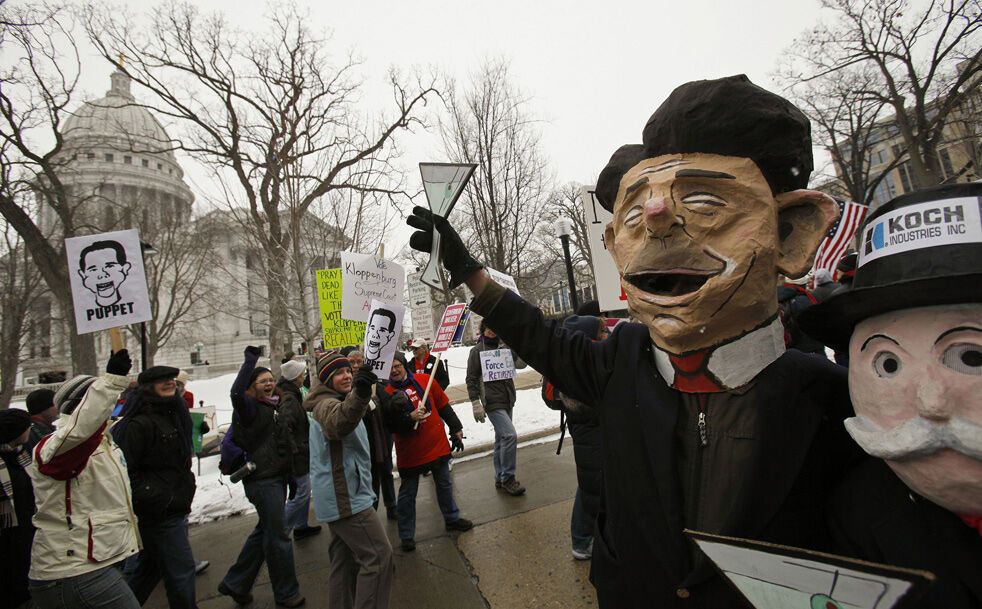 Протести в Капітолії Вісконсіна