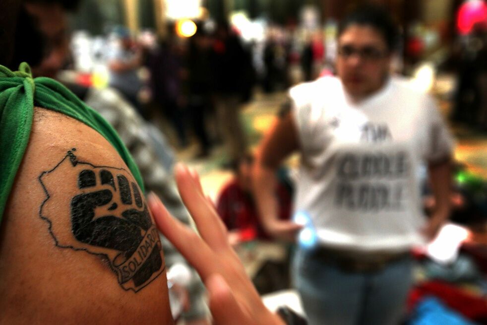 Протести в Капітолії Вісконсіна