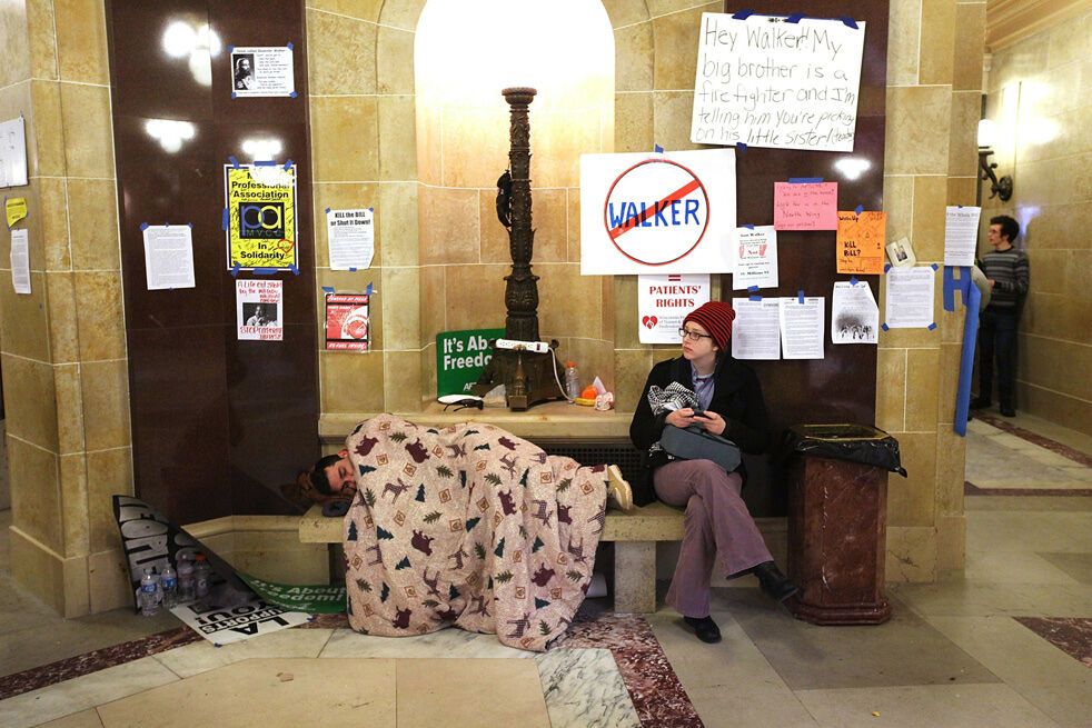 Протести в Капітолії Вісконсіна