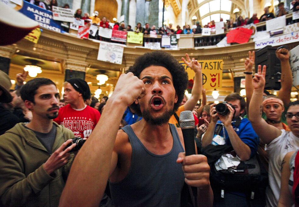 Протести в Капітолії Вісконсіна