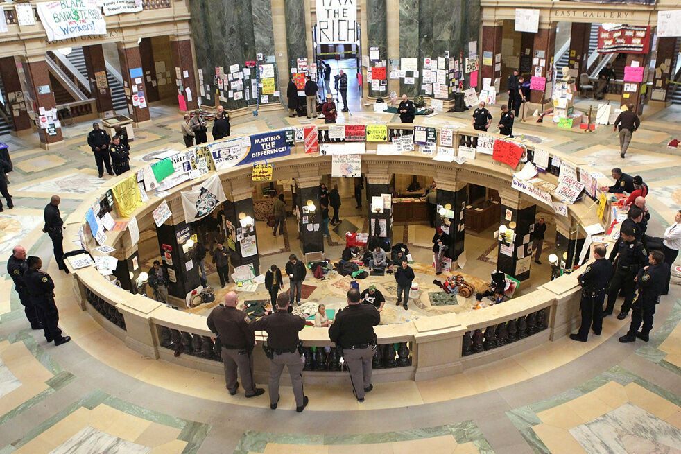 Протести в Капітолії Вісконсіна