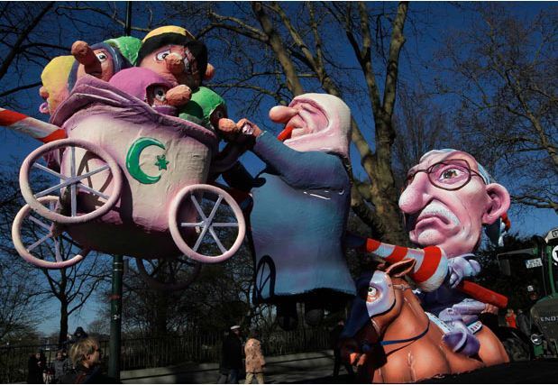 Сатира на карнавале в Германии
