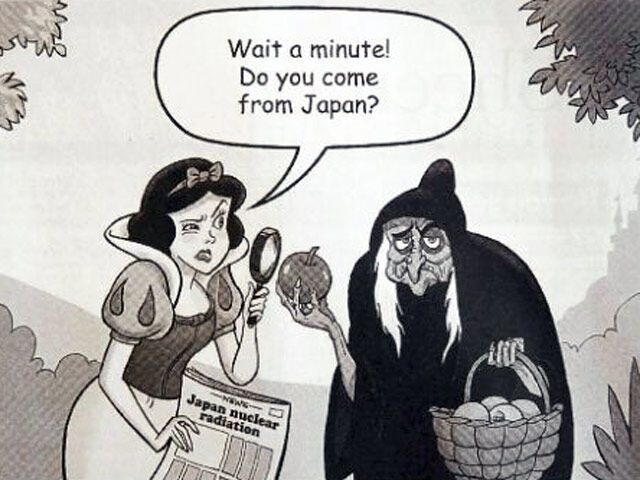 Японцев обидела карикатура про Белоснежку и "Фукусиму"