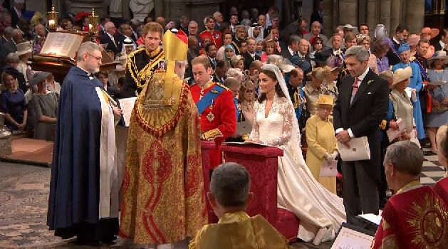 Самые яркие эпизоды свадьбы века. Фоторепортаж