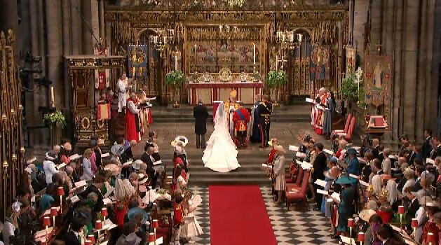 Самые яркие эпизоды свадьбы века. Фоторепортаж