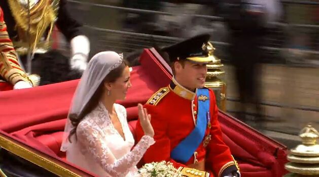 Самые яркие эпизоды свадьбы века. Фоторепортаж