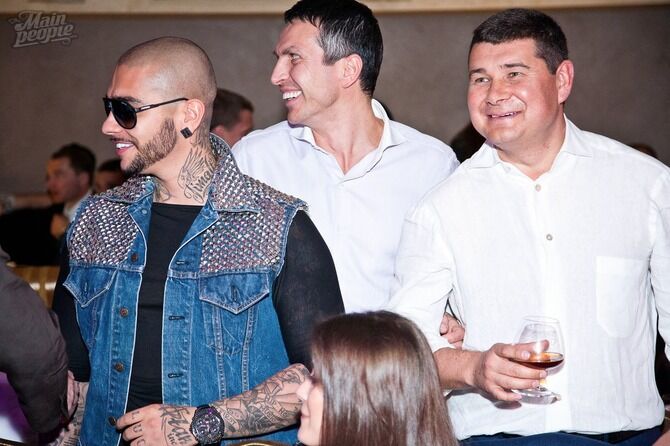 Андрей Шевченко, Тимати, Виктория Боня на дне рождения Александра Онищенко