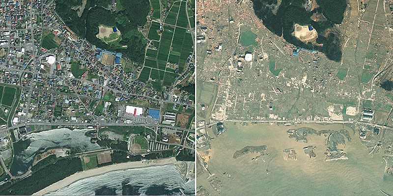 Спутниковые фотографии Земли – март 2011