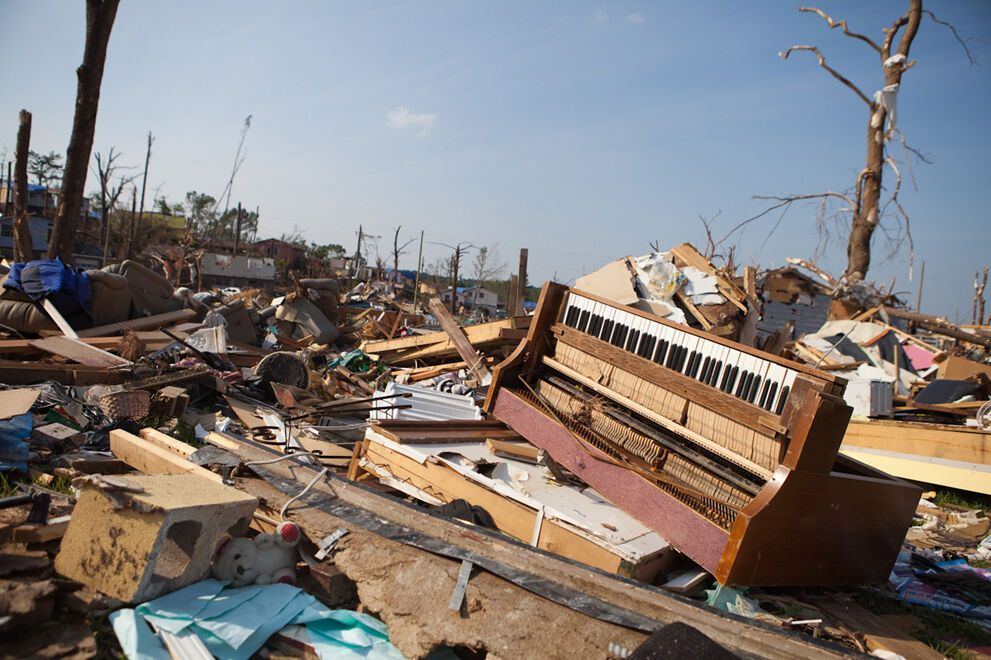 Алабама через три недели после удара стихии