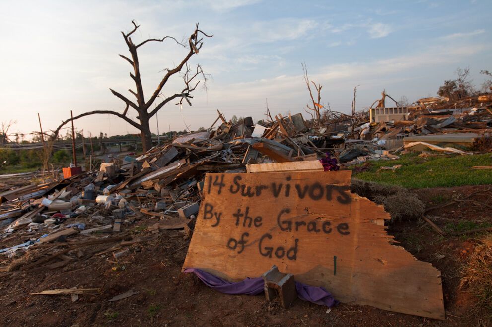 Алабама через три недели после удара стихии