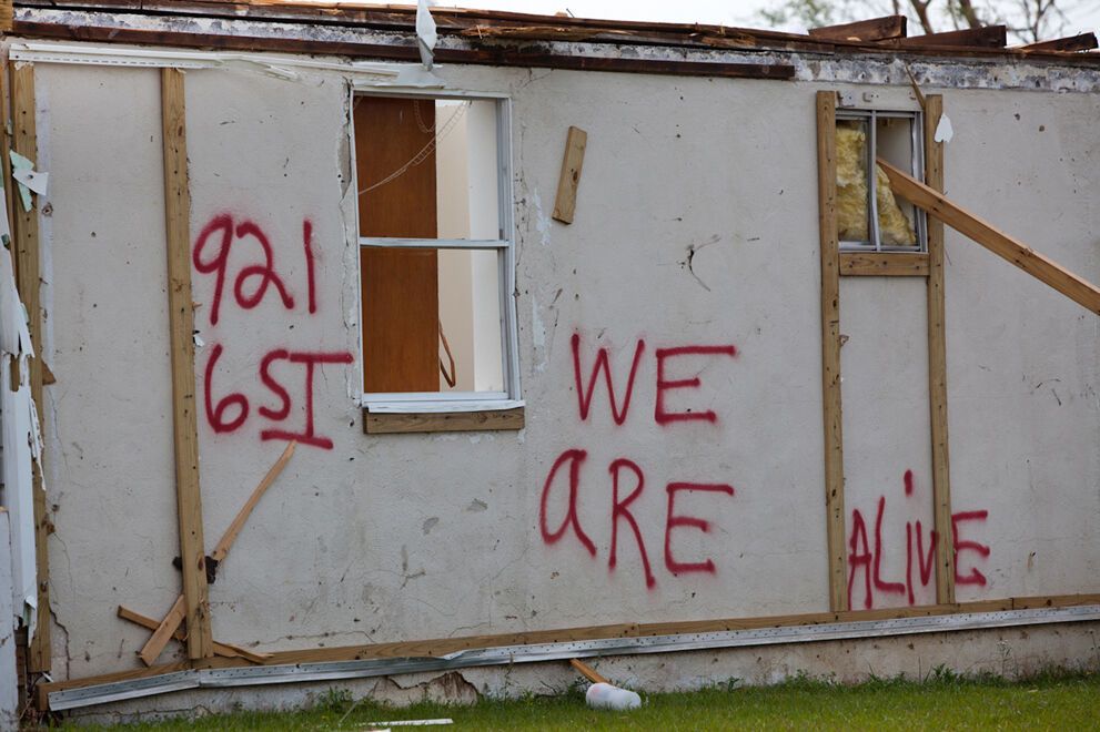 Алабама через три недели после удара стихии