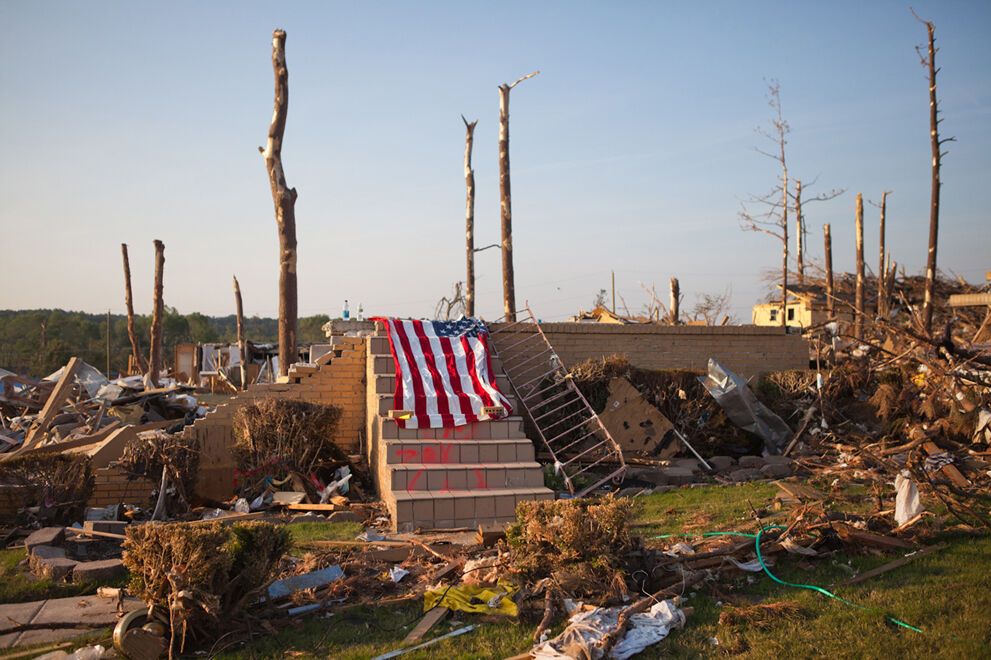 Алабама через три недели после удара стихии
