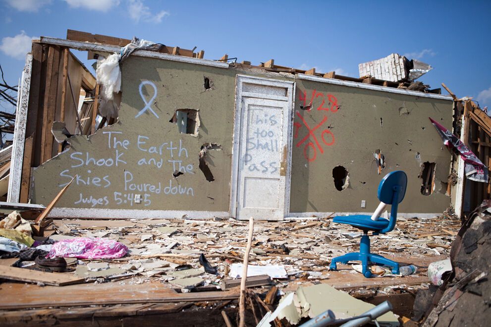 Алабама через три недели после удара стихии