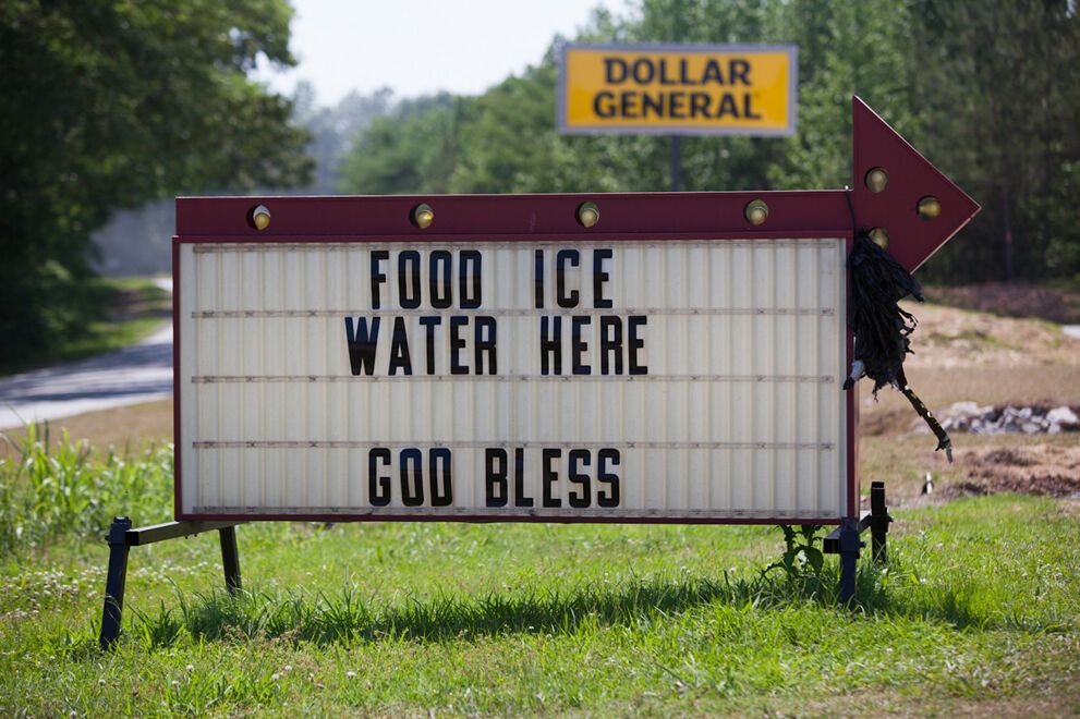 Алабама через три недели после удара стихии