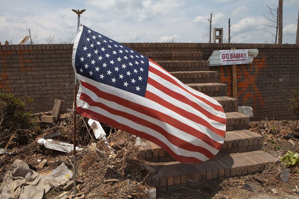 Алабама через три недели после удара стихии