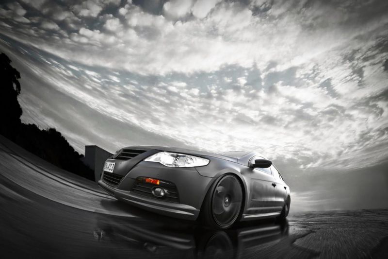 Тюнингованный VW Passat CC от KBR Motorsport - быстрая "темная" лошадка
