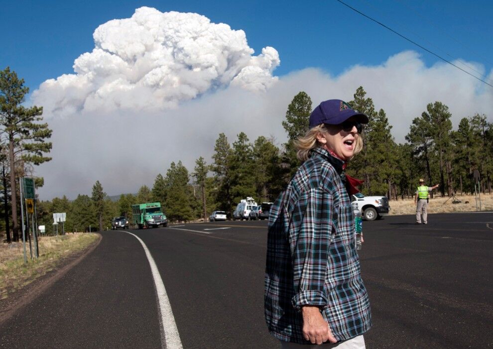 Лесные пожары в Аризоне