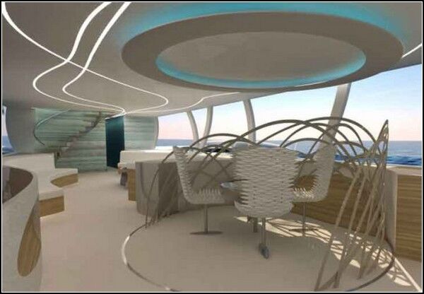 Дизайнер скрестил яхту с самолетом