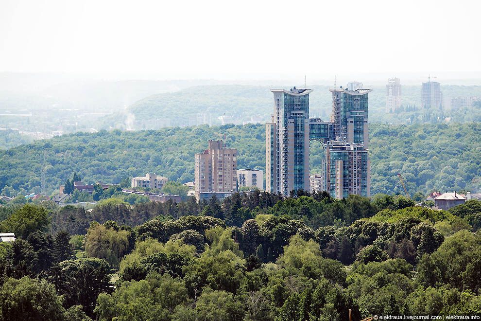 Київ з монумента "Батьківщина-мати"