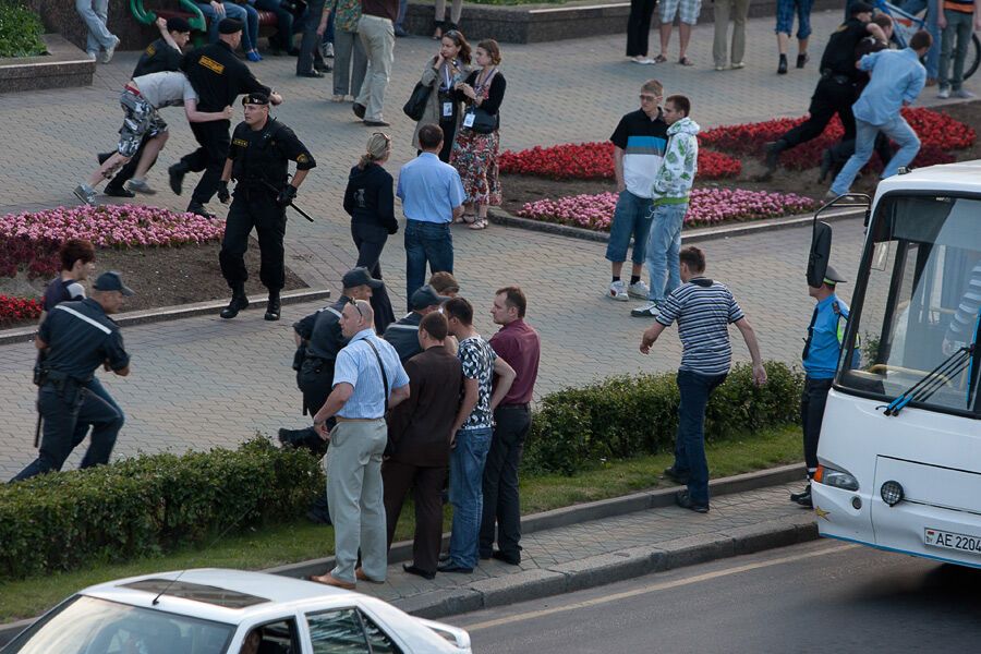Розгін мирної акції в Мінську