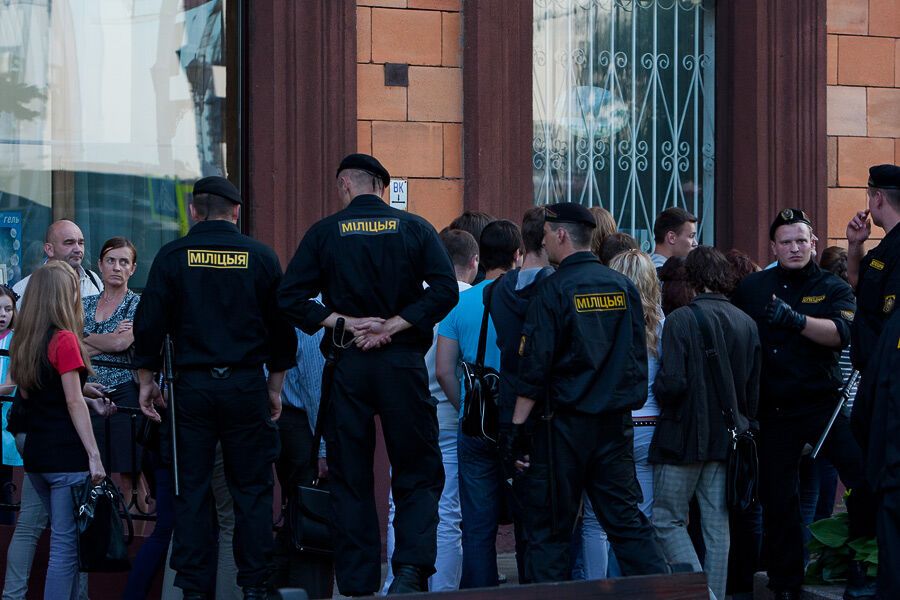 Розгін мирної акції в Мінську