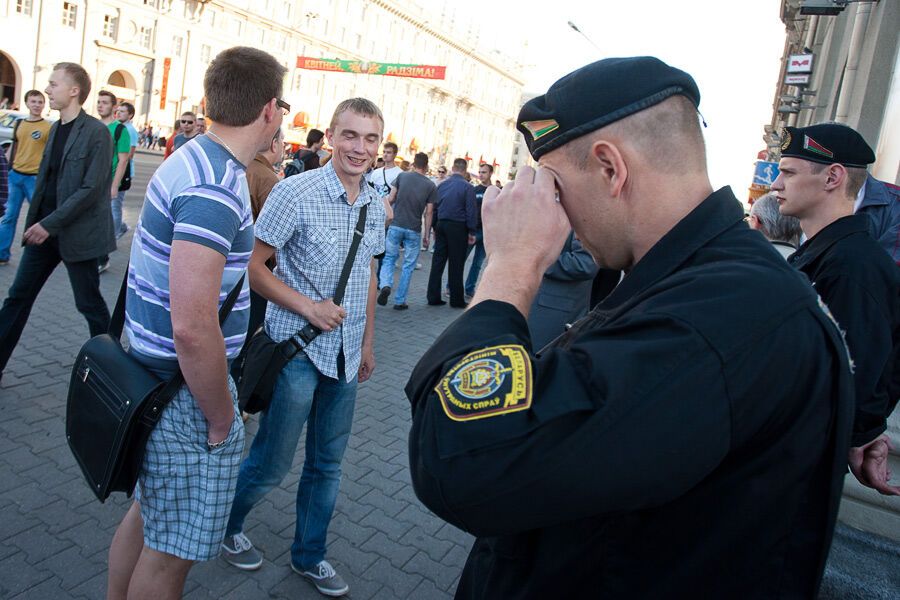Розгін мирної акції в Мінську