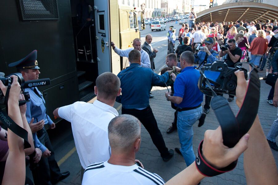 Розгін мирної акції в Мінську