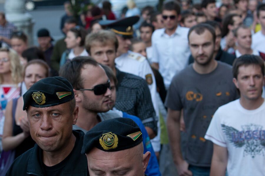 Розгін мирної акції в Мінську
