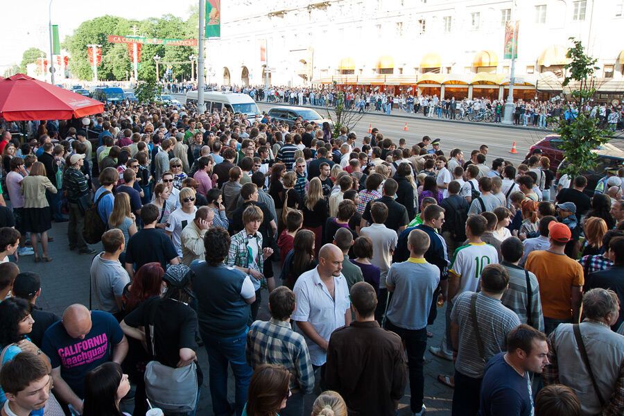 Розгін мирної акції в Мінську