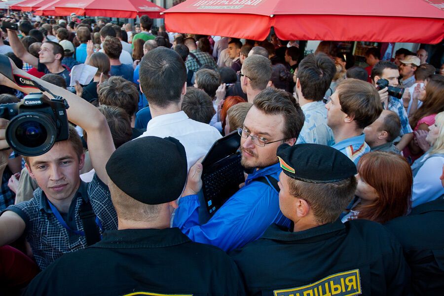 Розгін мирної акції в Мінську