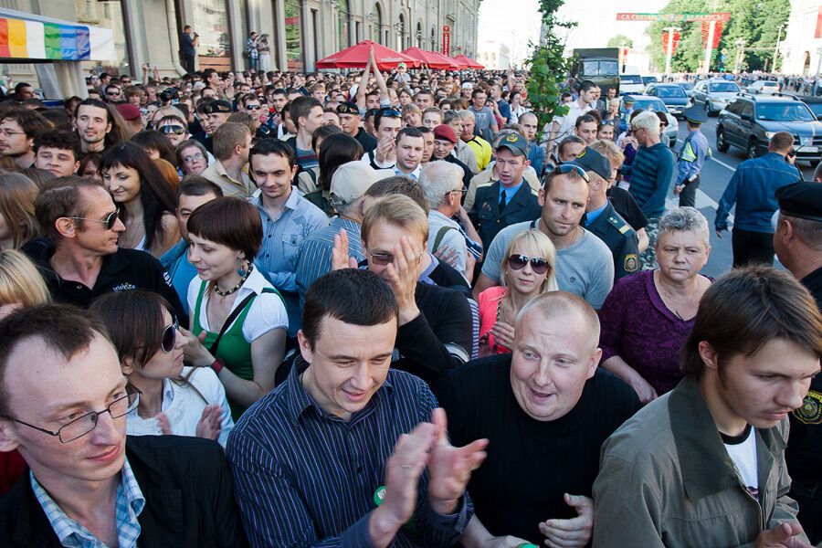 Розгін мирної акції в Мінську