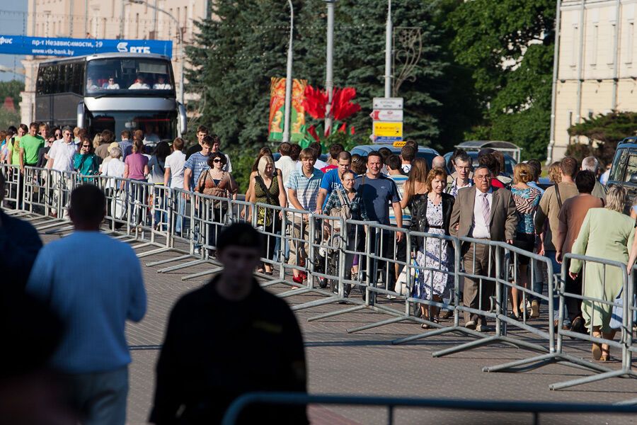 Розгін мирної акції в Мінську