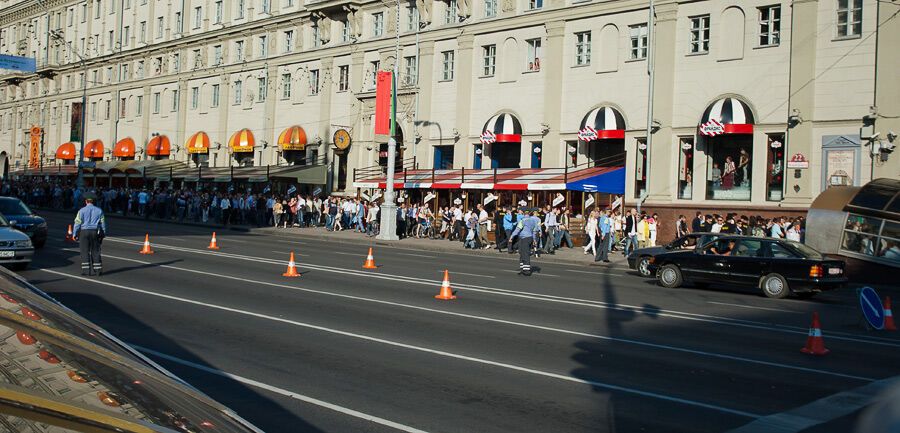 Розгін мирної акції в Мінську
