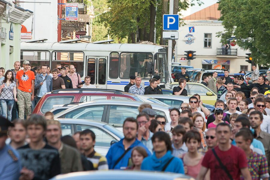 Розгін мирної акції в Мінську