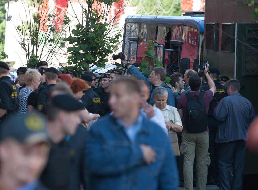 Розгін мирної акції в Мінську