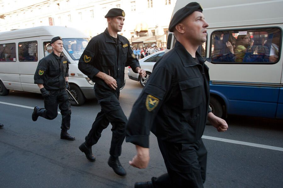 Розгін мирної акції в Мінську