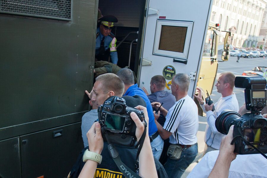 Розгін мирної акції в Мінську