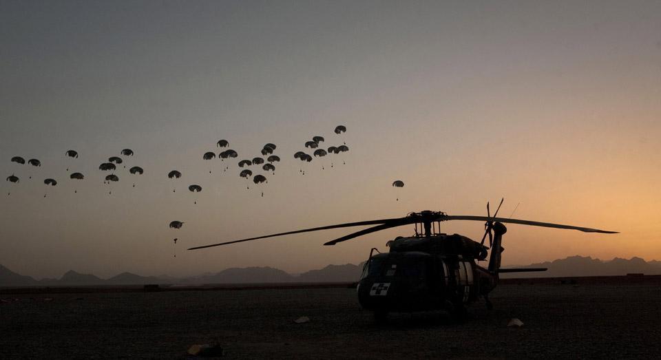На борту медичного вертольота в Афганістані