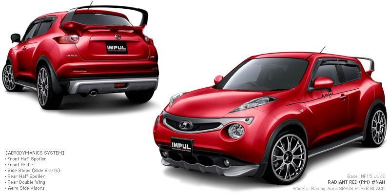 Nissan Juke стал «злее» благодаря ателье Impul