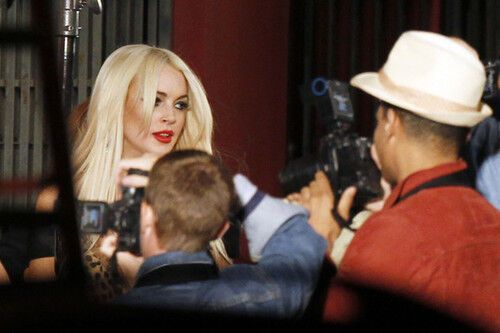 Лохан вернулась на работу