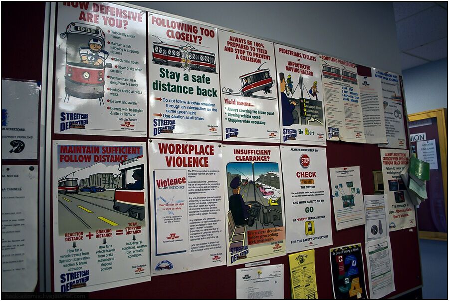 День открытых дверей в канадском трамвайном депо