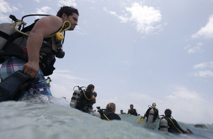 Підводний весілля в Мексиці трохи не дотягла до рекордної