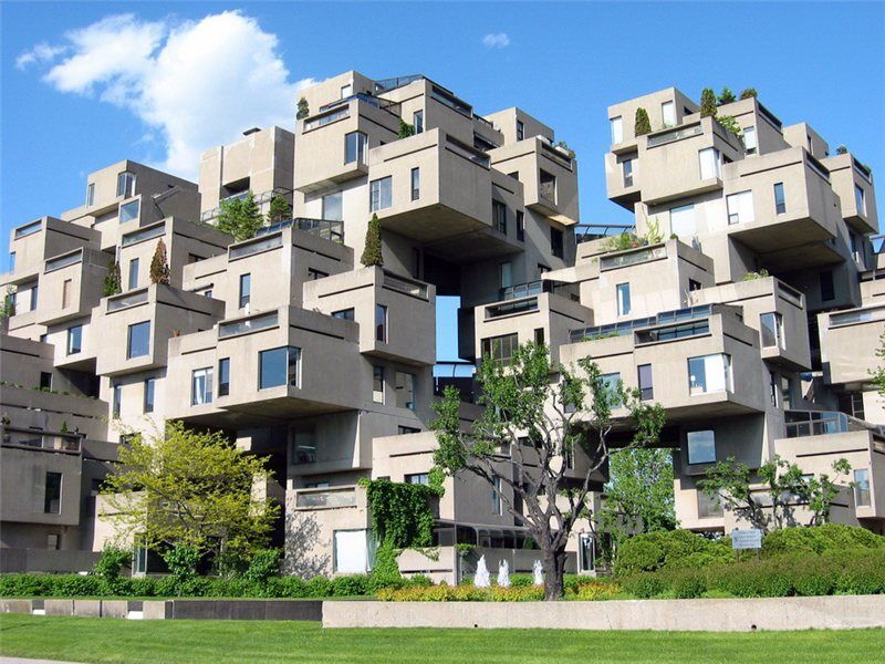 Жилой комплекс Habitat-67. Монреаль, Канада.