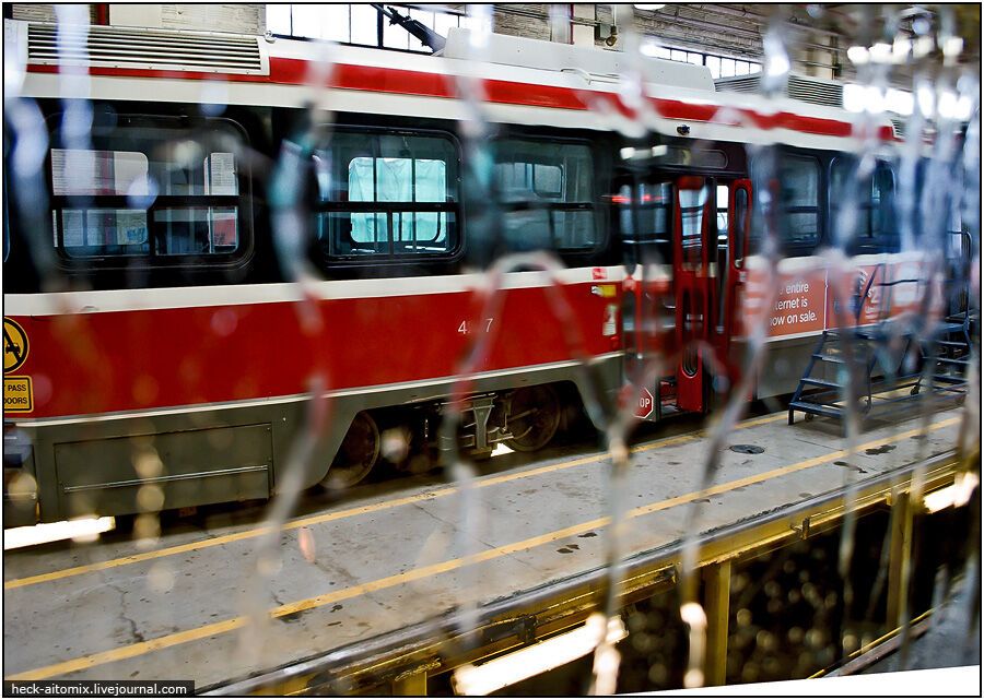 День открытых дверей в канадском трамвайном депо