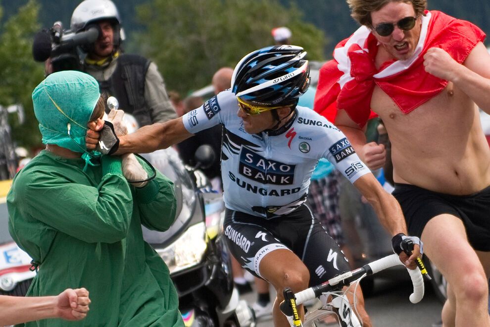 Финал велогонки Тур де Франс 2011
