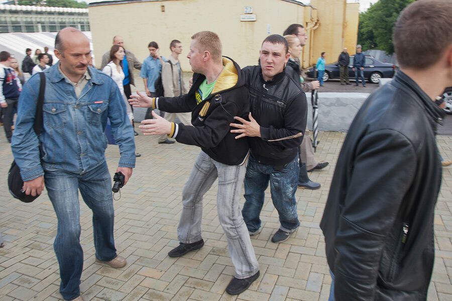 Задержания в Минске
