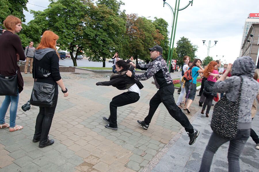 Затримання в Мінську