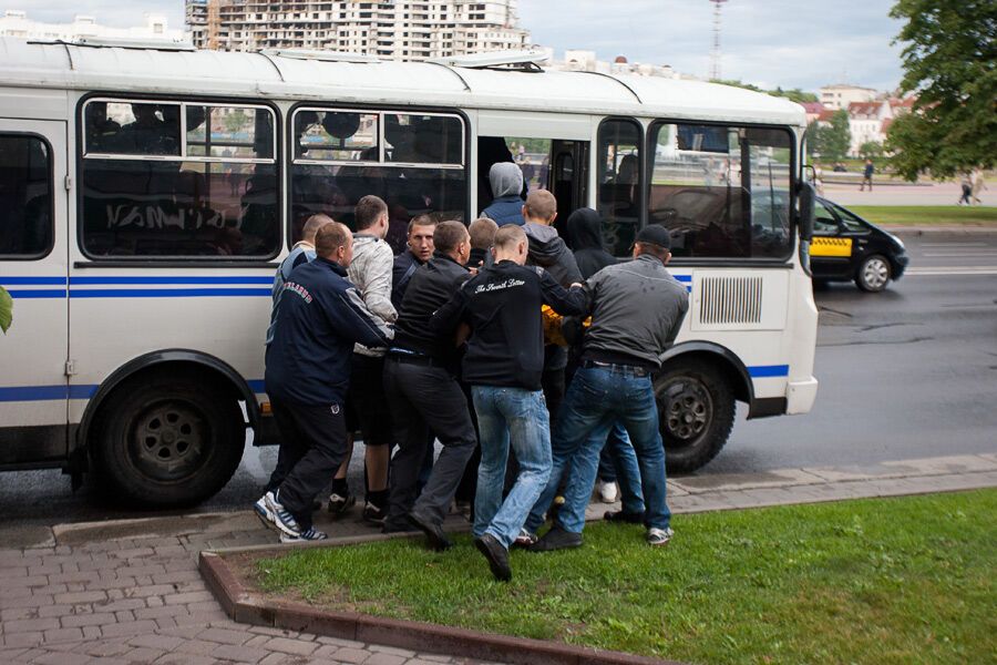 Затримання в Мінську