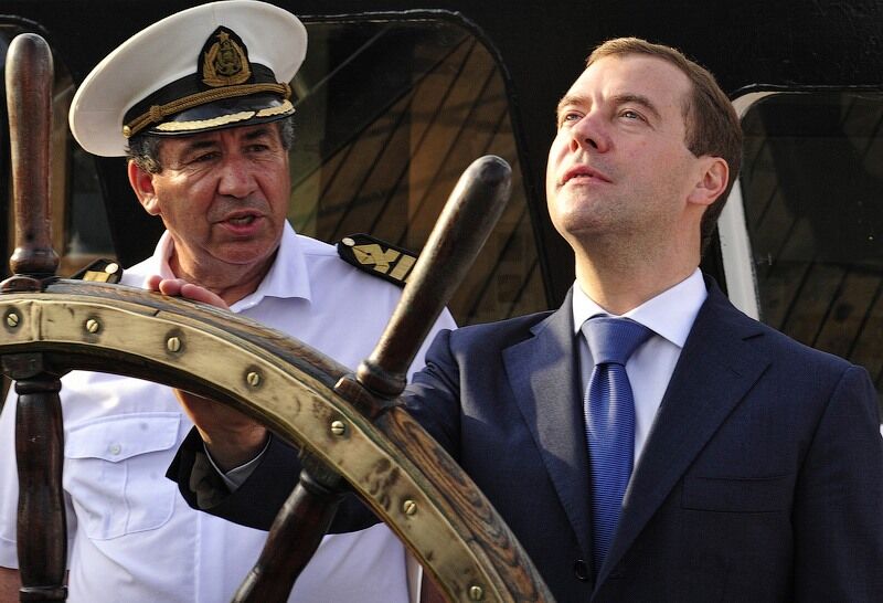 Президент Медведев во Владивостоке